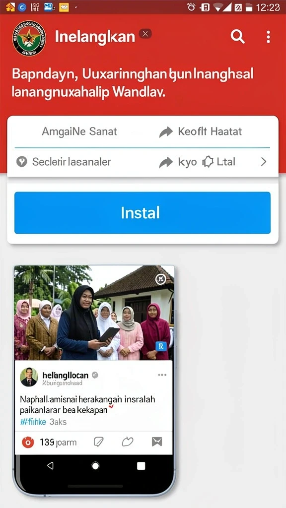 Tangkapan layar memperlihatkan grafis yang memukau di dalam game.