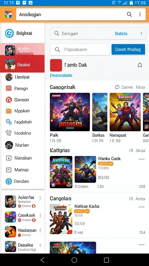 Tampilan antarmuka yang menarik dan user-friendly.