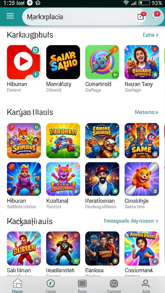 Tampilan antarmuka yang menarik dan user-friendly.