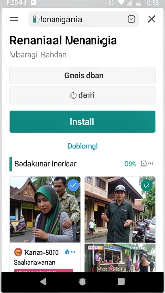 Tampilan antarmuka menarik dan mudah dinavigasi.