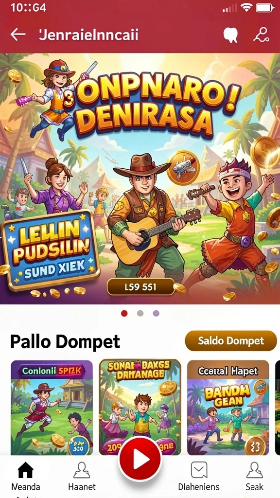 Misi menarik dengan latar belakang yang indah.