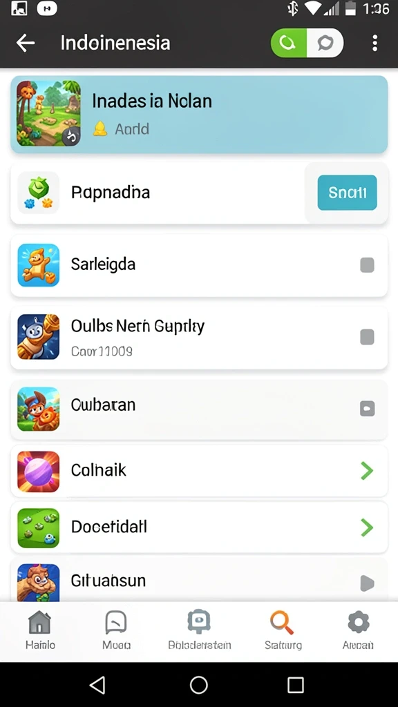 Mode permainan seru yang membuat pengguna tidak pernah bosan.