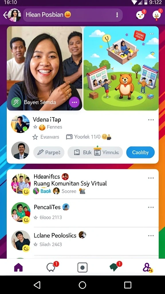 Karakter unik dengan kemampuan berbeda.