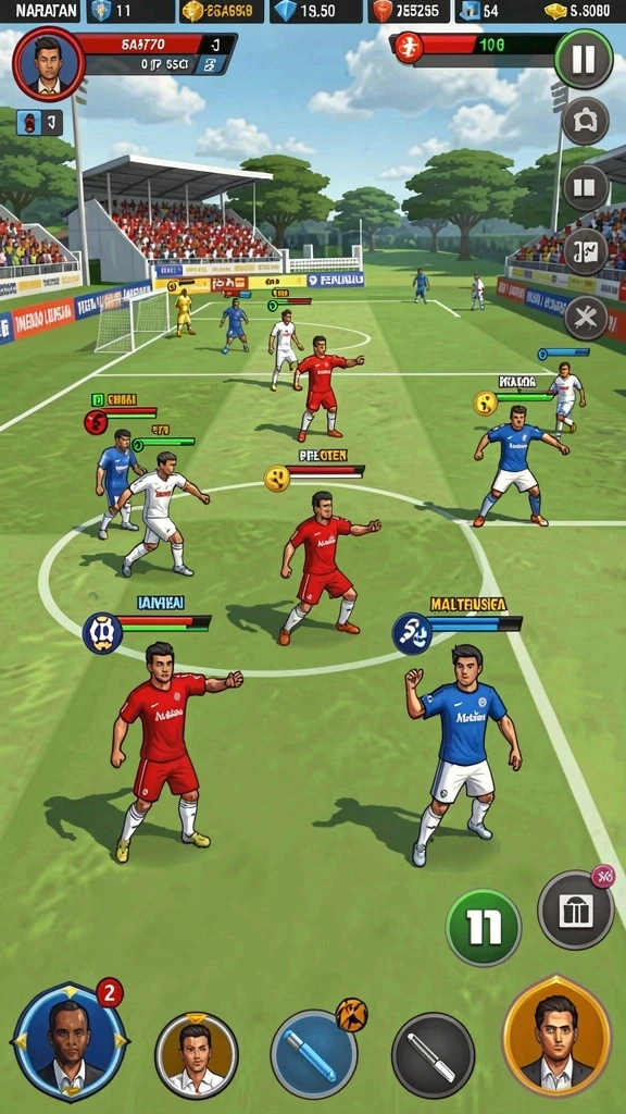 Gameplay yang seru dengan berbagai tantangan.