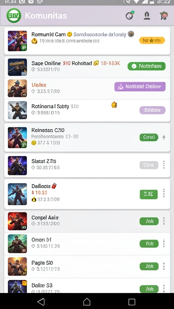 Tampilan karakter baru dalam update GG999.