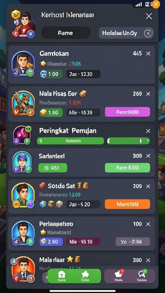 Momen seru saat bermain dengan teman secara online.