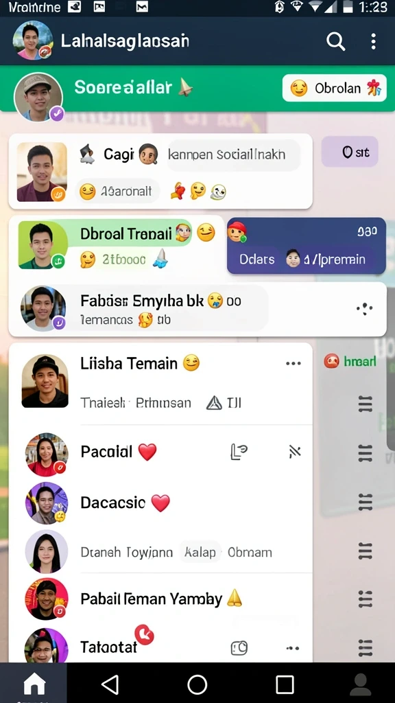 Visual menawan dari dunia dalam game INDAAA.