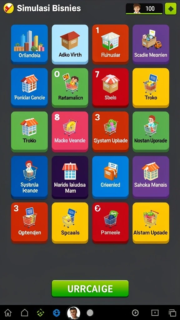 Menampilkan karakter dengan desain yang menarik dan unik.
