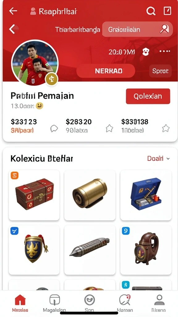Tampilan antarmuka pengguna KIJANGWIN yang menarik.