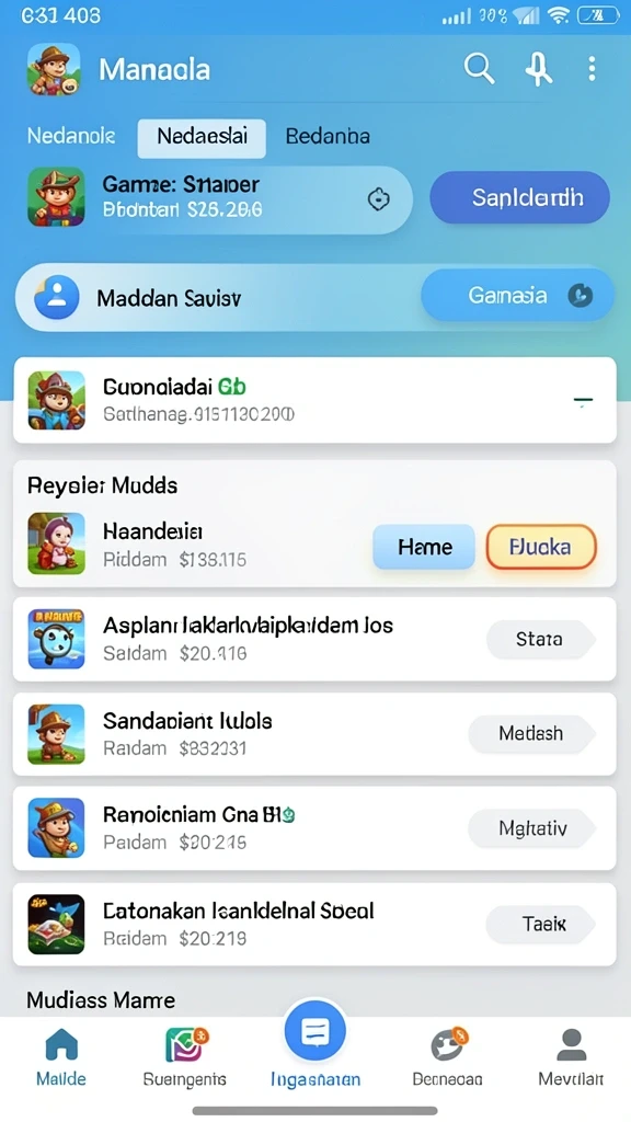 Tampilan antarmuka MEGASLOTO yang menarik dan user-friendly.