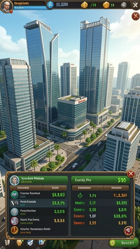 Screenshot dari permainan dengan tema klasik.