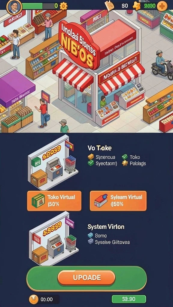Screenshot menunjukkan grafis dunia yang indah dan mendetail.
