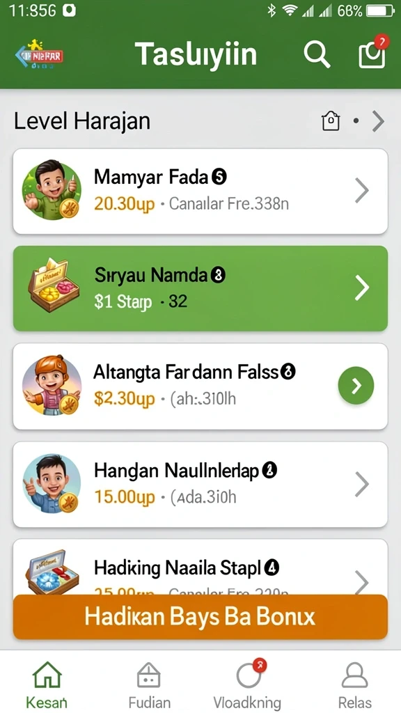 Tampilan antarmuka yang menarik dan mudah digunakan.