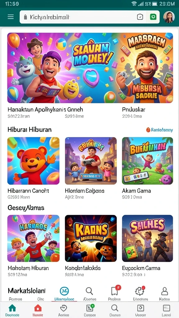 Screenshot menunjukkan fitur multiplayer yang memacu adrenalin.