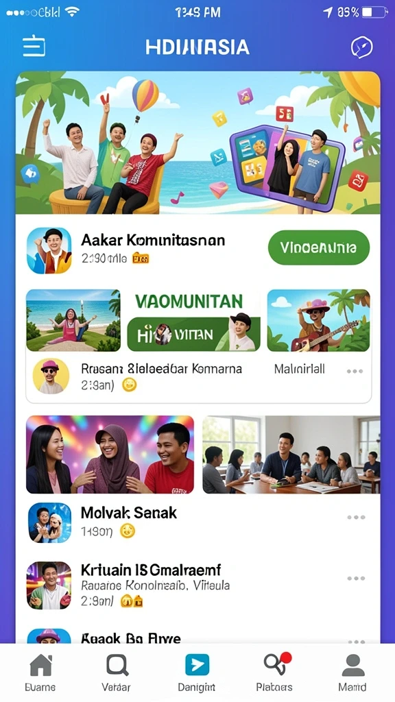 Karakter unik dengan desain yang menarik perhatian.
