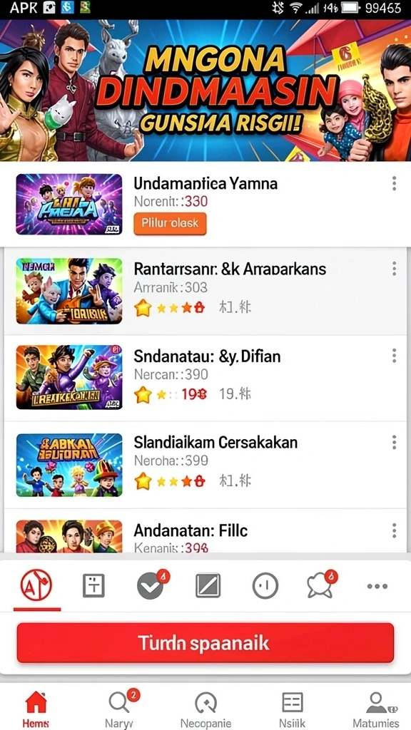 Screenshot menampilkan tema slot klasik dengan kemenangan besar.