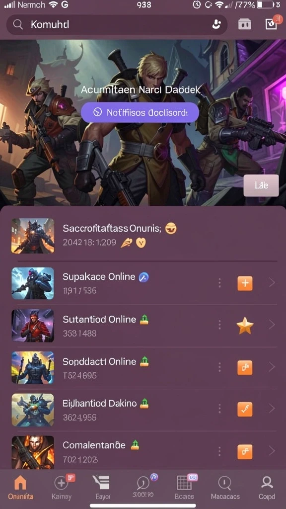 Screenshot menunjukkan fitur bonus harian yang menggembirakan.