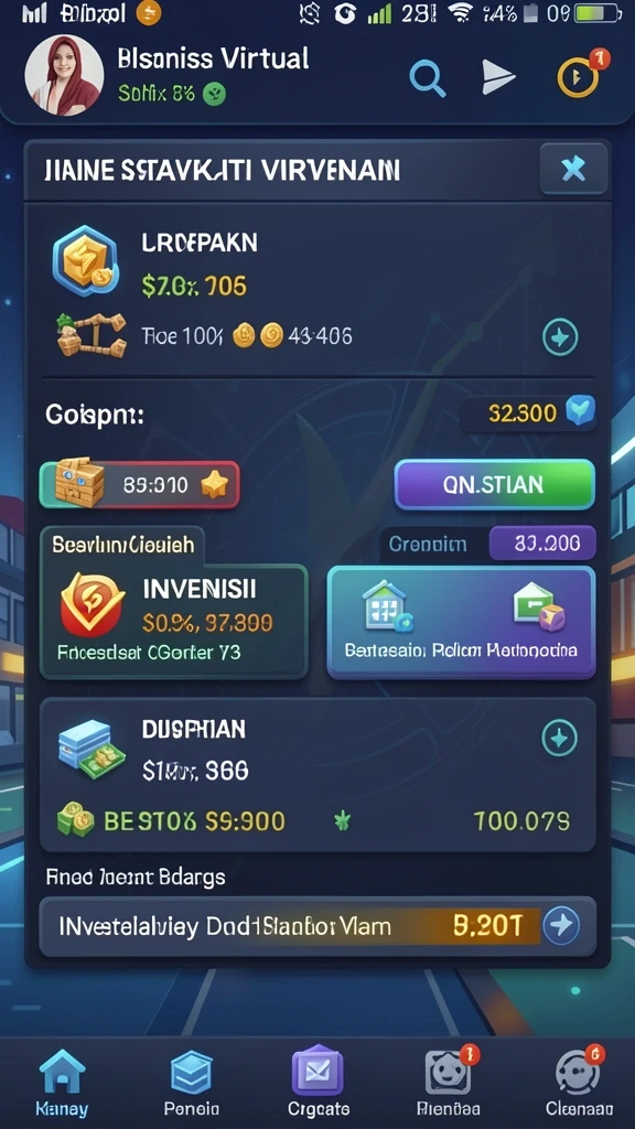 Tampilan awal permainan yang menarik.