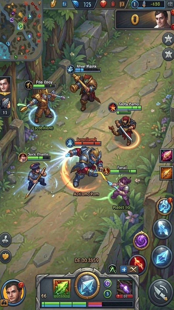 Tangkapan layar menampilkan mode multiplayer dengan pemain lain.