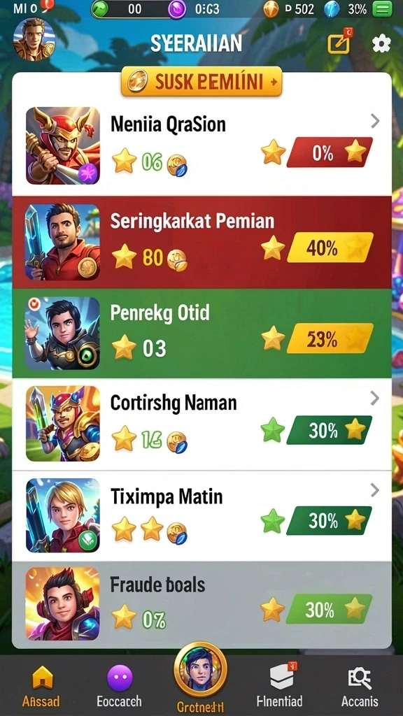 Fitur sosial yang memungkinkan interaksi antar pemain.