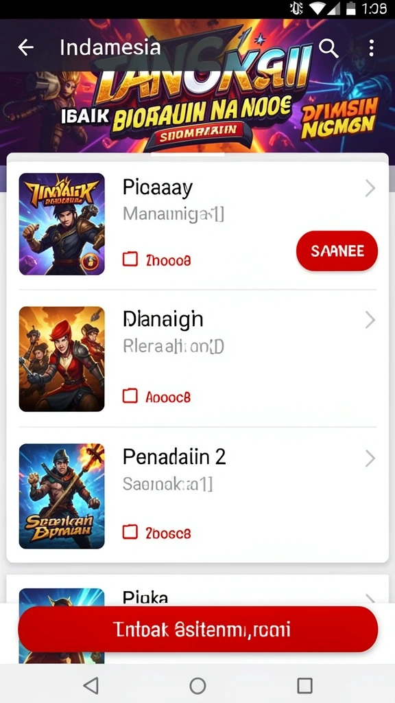 Tantangan seru di setiap level yang harus dilalui.