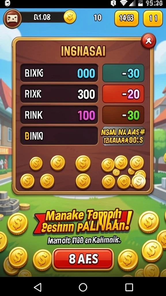 Karakter-karakter unik dengan desain menarik.