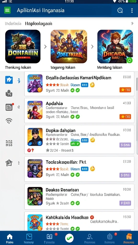 Karakter-karakter yang bisa dipilih dengan beragam kemampuan.